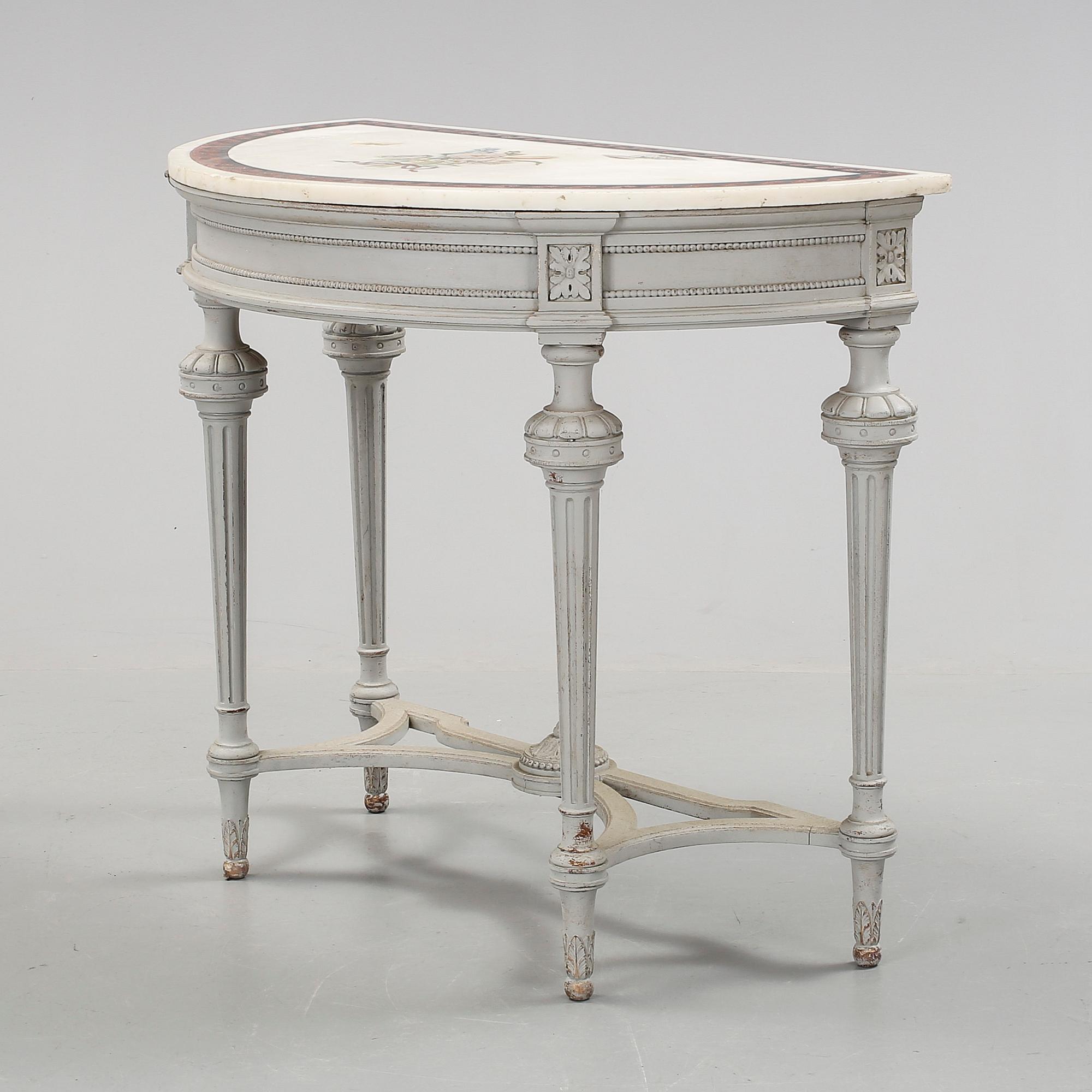 KONSOLBORD, gustaviansk stil, 1800-talets slut.