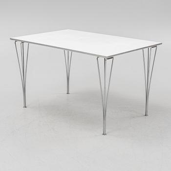 Bruno Mathsson, a dining table for Fritz Hansen Denmark, dated 1988.