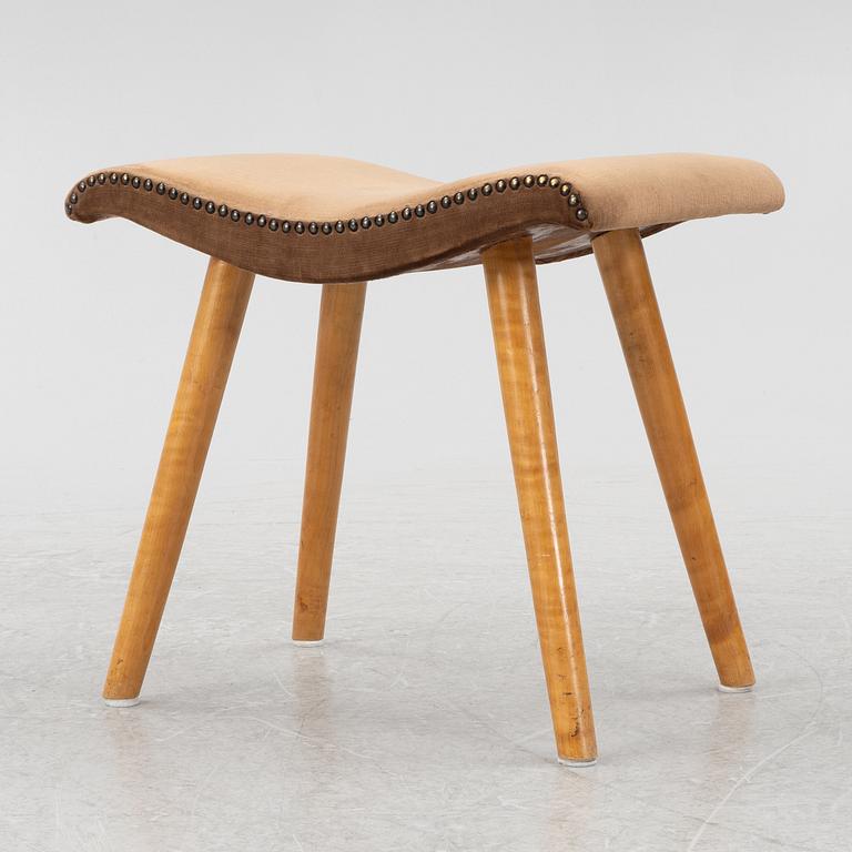Stool, Swedish Modern, 1940s.