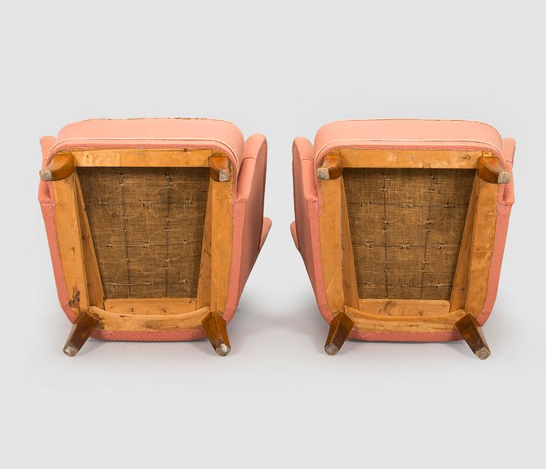 A mid-20th century armchairs.