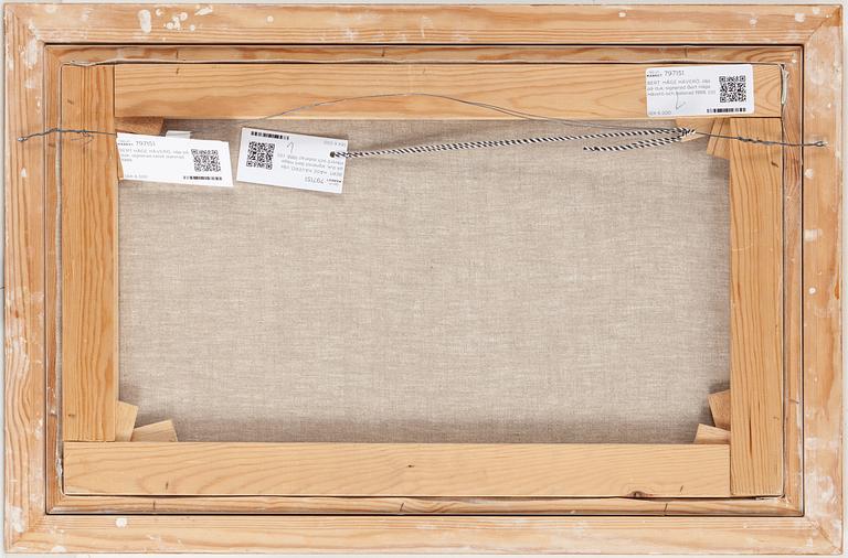 BERT  HÅGE HÄVERÖ, olja på duk, signerad Bert Håge Häverö och daterad 1988.