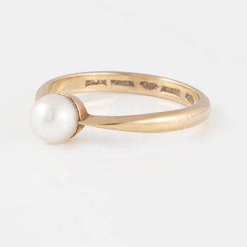 RING, med odlad pärla.