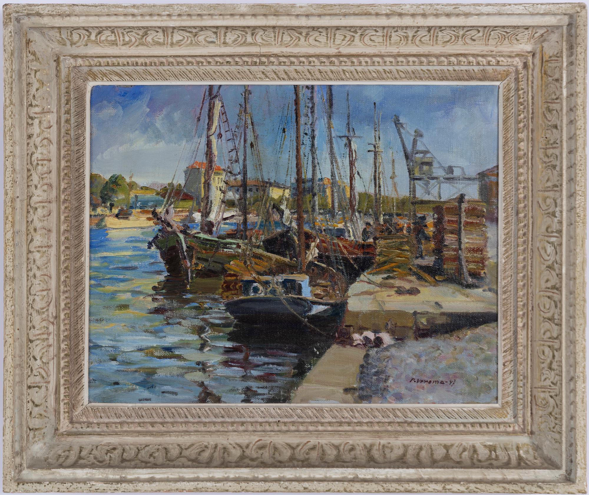 Pentti Veroma, Harbour motif.