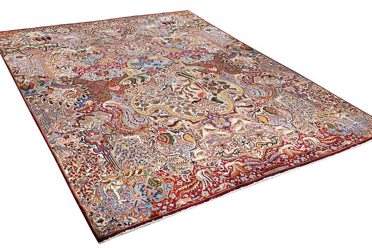 A carpet, Kashmar, ca 397 x 300 cm.