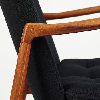 Finn Juhl, a "Bo59" teak easy chair, Bovirke, Denmark, 1950-60-tal.