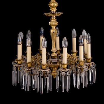 TAKKRONA, biedermeier, ca 1850-60-tal. Höjd 80 cm.