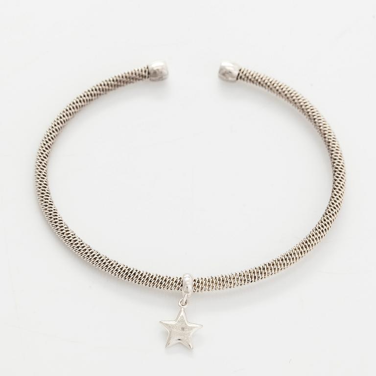 Tiffany & Co, rannekoru, "Somerset Star", sterling hopeaa.