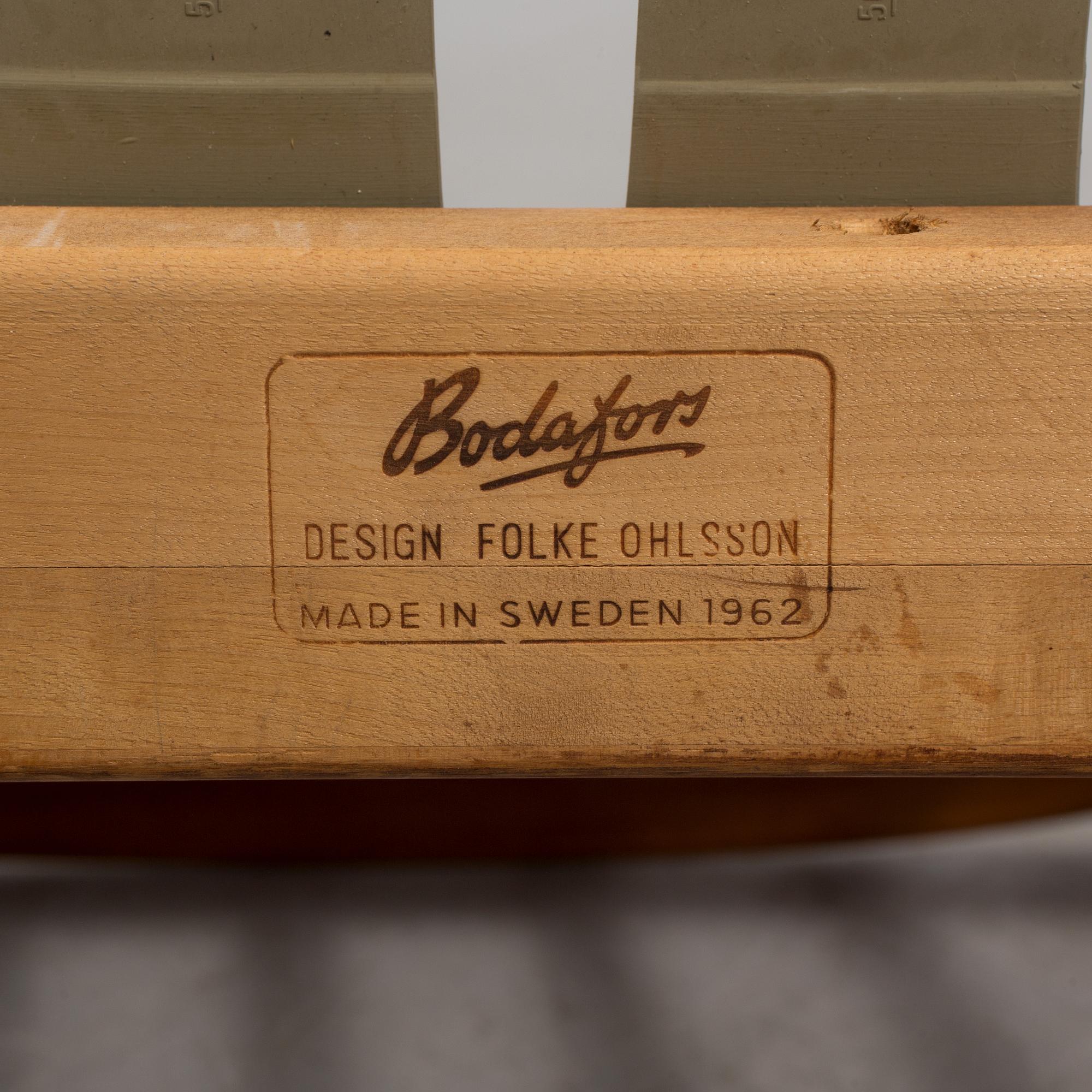 FOLKE OHLSSON, fåtölj, Bodafors, 1962.