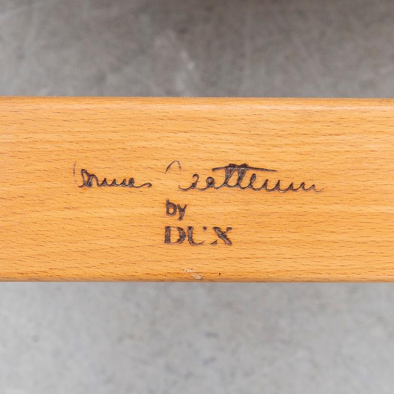 Bruno Mathsson, Armchair with footstool, "Pernilla", DUX, late 20th century.