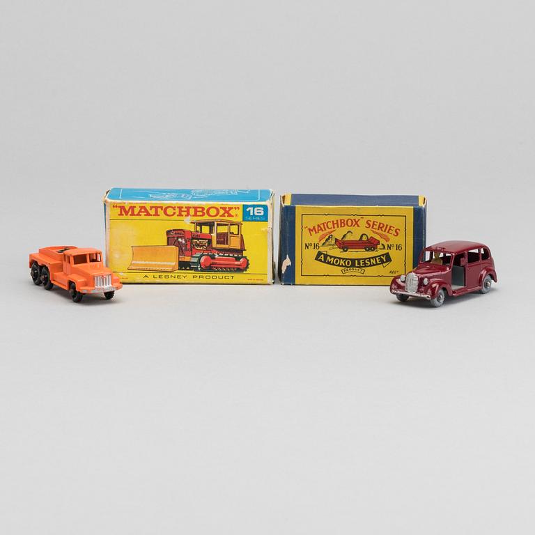 LESNEY MATCHBOX SERIES FOUR CARS.