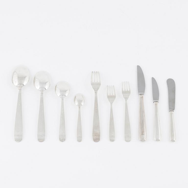 A Swedish silver cutlery set, 113 pieces, marks of  GAB, Stockholm 1950s.