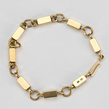 A Wiwen Nilsson 18k gold bracelet, Lund 1943.