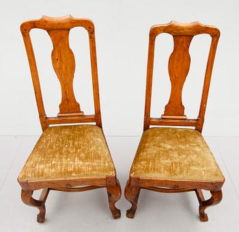 STOLAR, 4 st, barock, 1700-tal.