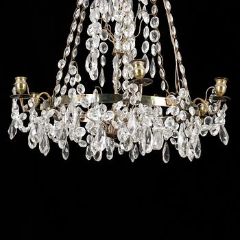 LJUSKRONA, Haga-modell, 1900-talets första hälft. Höjd ca 80 cm.