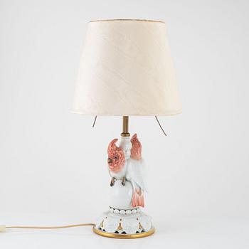 A porcelain table lamp, Rosenthal, Germany, second half of the 20th century.