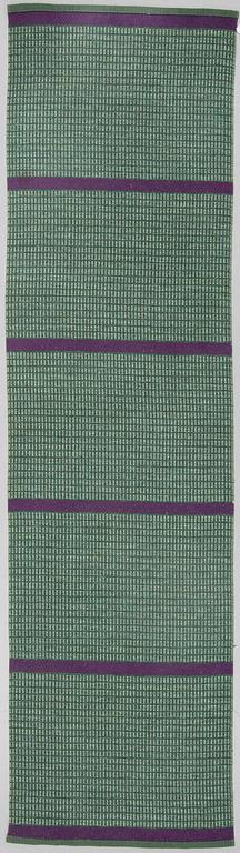 A RUNNER. Machine-woven, "Häggå", Gunilla Lagerhem Ullberg, Kasthall. Around 350 x 94 cm.