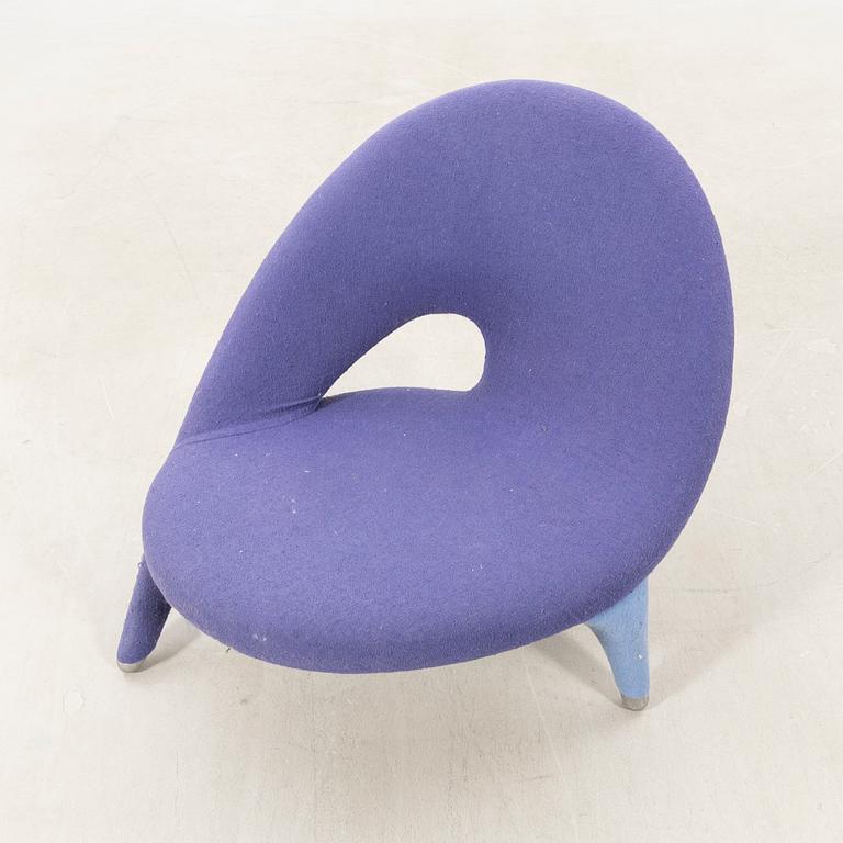 Folke Jansson, fåtölj, "Arabesk", Ihreborn, Värnamo, formgiven 1955.