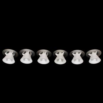 ALFRED HOMANN, set of six 'Pulsar 135' ceiling light for Louis Poulsen.