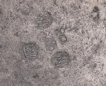 SKÅL, tenn, Hans Wickstén Västerås 1810.