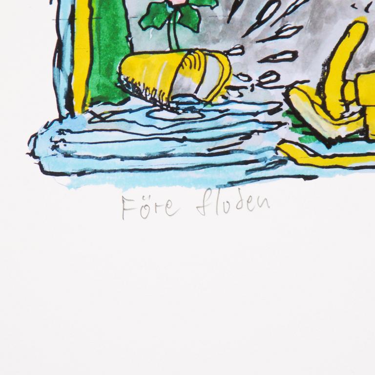 Carl Johan De Geer, "Före floden".