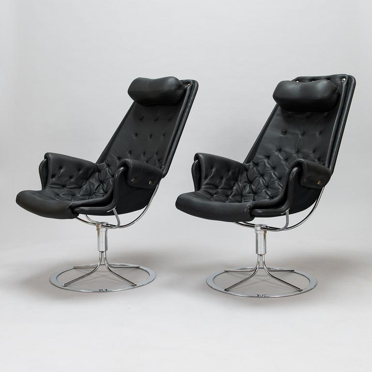 Bruno Mathsson, fåtöljer, ett par, "Jetson", Dux, 2000-tal.