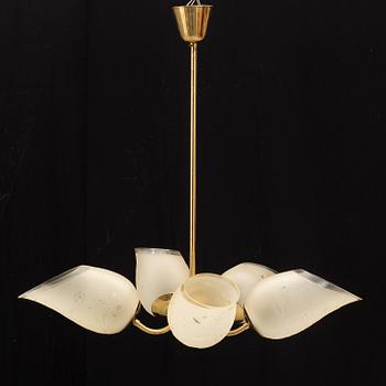 Glössner & Co, ceiling lamp, Hegewald, 1940s.