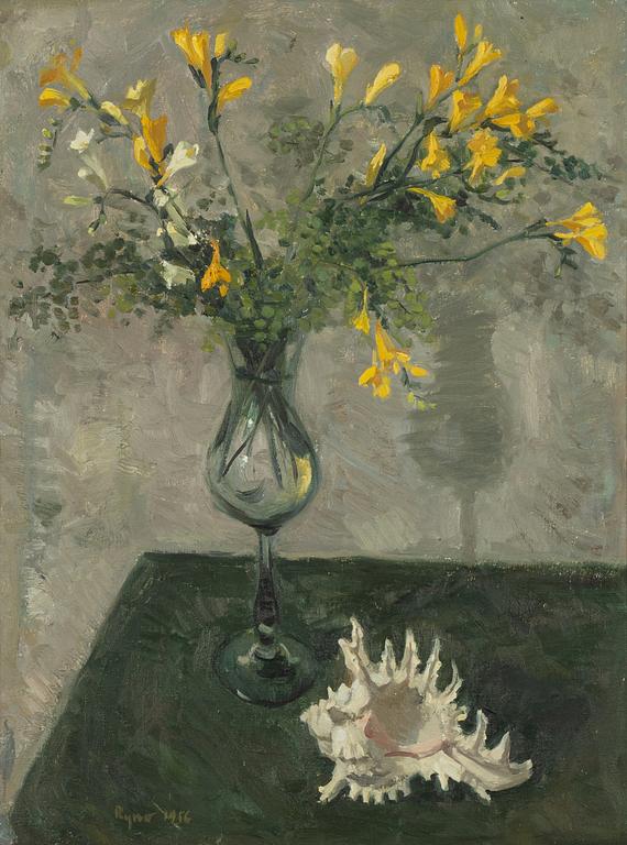 Ryno Frieberg, oil on canvas, signed and dated 1956.