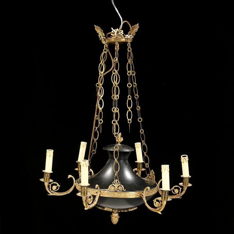 TAKAMPEL, empirestil, 1900-talets första kvartal. Höjd ca 95 cm.