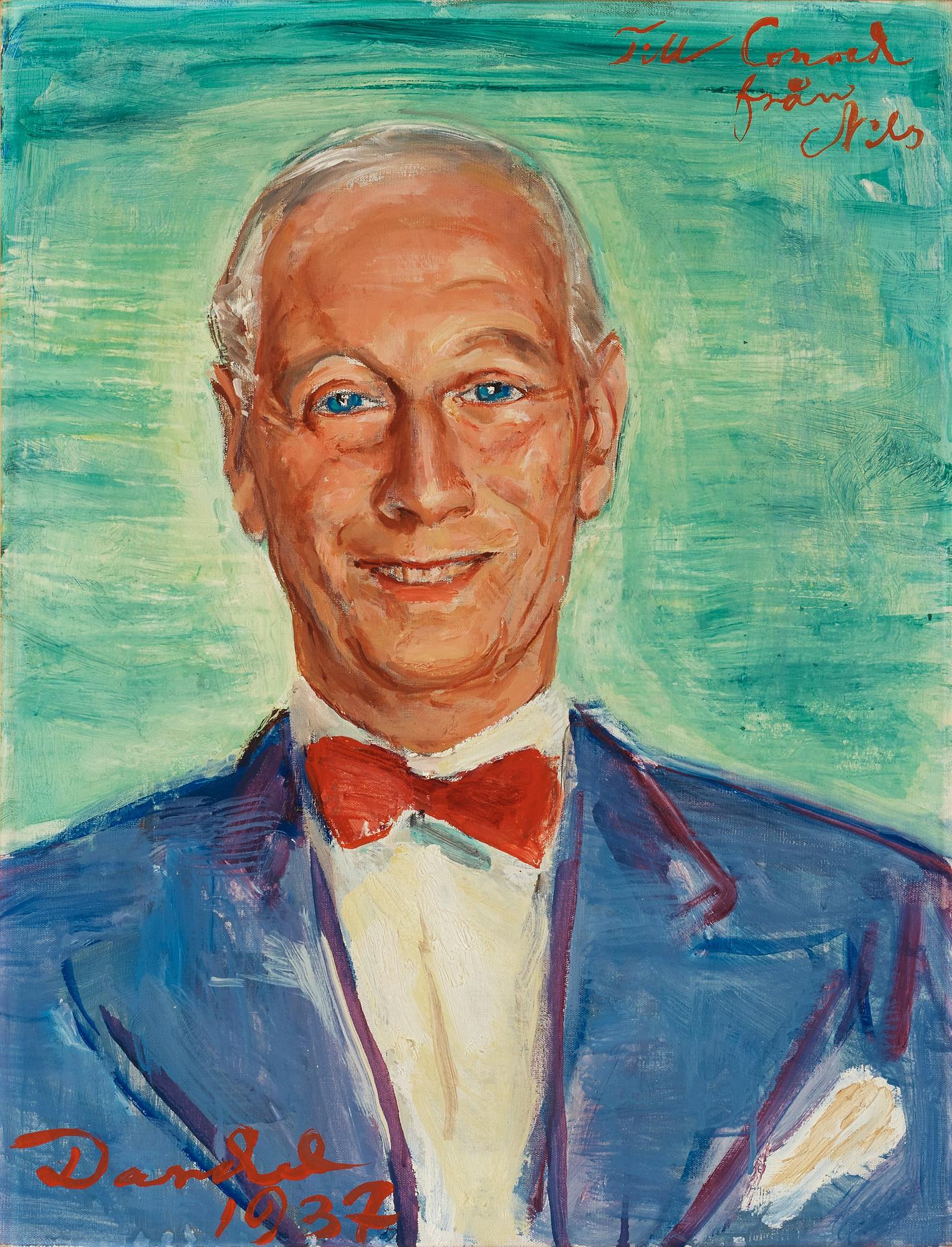 Nils von Dardel, Portrait of Conrad M. Pineus.