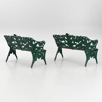 A garden set with table, sofas and chairs, Byarums Bruk, Sweden.