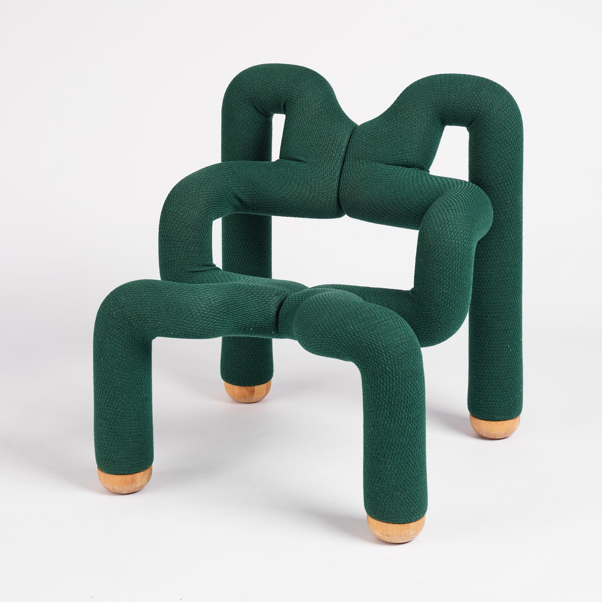 Terje Ekstrøm, armchair, "Ekstrem", for Stokke Fabrikker, Norway, circa 1984.