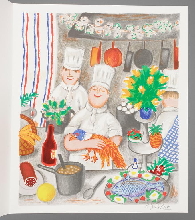 LENNART JIRLOW, "La cuisine de bistrot", litografi, signerad och numrerad 1208/1400.