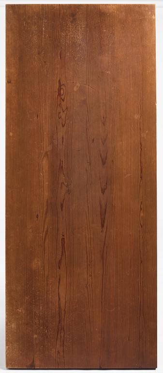 Axel Einar Hjorth, a 'Lovö' stained pine dinner table, Noriska Kompaniet, Sweden 1930s.
