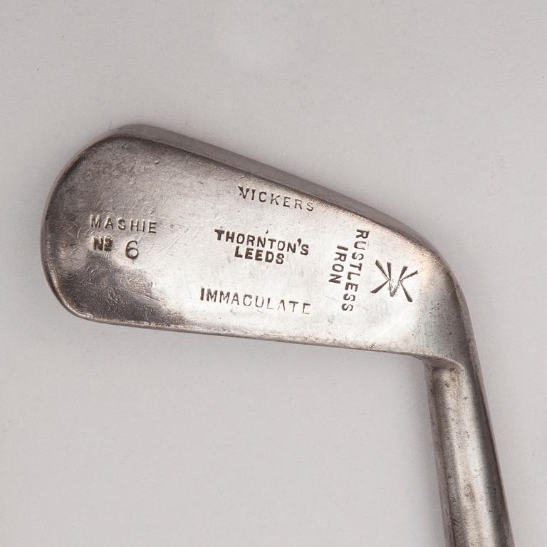 GOLFKLUBBOR, 6 st, 1900-talets början.