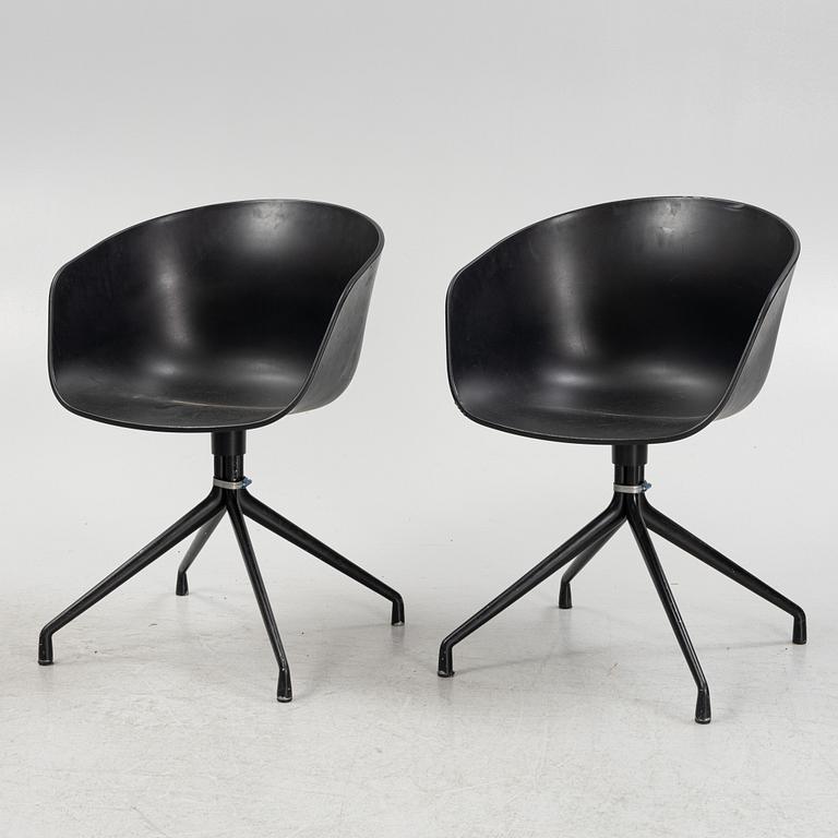 Hee Welling, stolar 6 st,  "About A Chair" modell AAC121, Hay, Danmark.