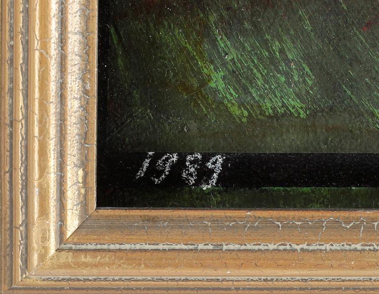 HANS FRODE, blandteknik, signerad, daterad 1989.