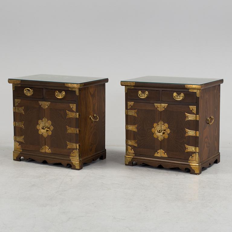 A pair of 20th century Korean cabinets.