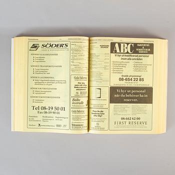 DAN WOLGERS, telefonkatalog, 1992.