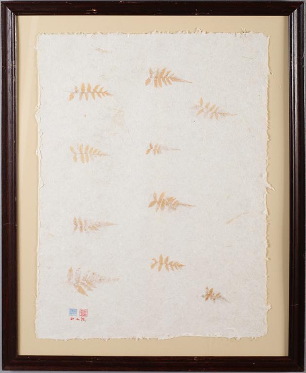 OKÄND KONSTNÄR, 3 st, blandteknik, sannolikt Kina, 1900-tal.