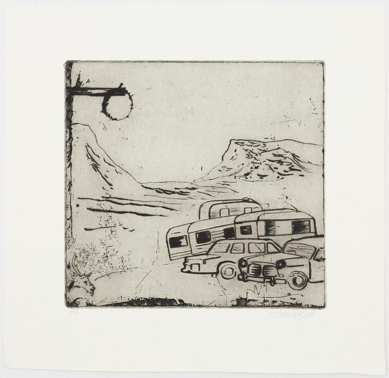 Hans Wigert, caravans.