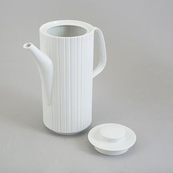 A 'Variation' porcelain coffee service by Tapio Wirkkala, Rosenthal Studio-linie, designed in 1962.