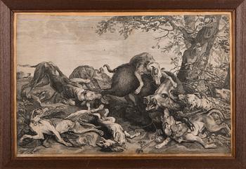 after, copper engraving, 17th century.