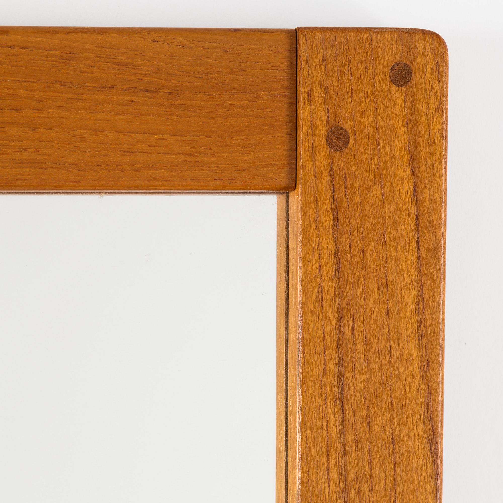 A 'Miljö' taek mirror, Fröseke AB Nybrofabriken, 1950's/60's.