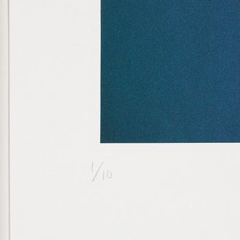 Juri Markkula, signed and dated -16. Edition 1/10. Interference pigment.