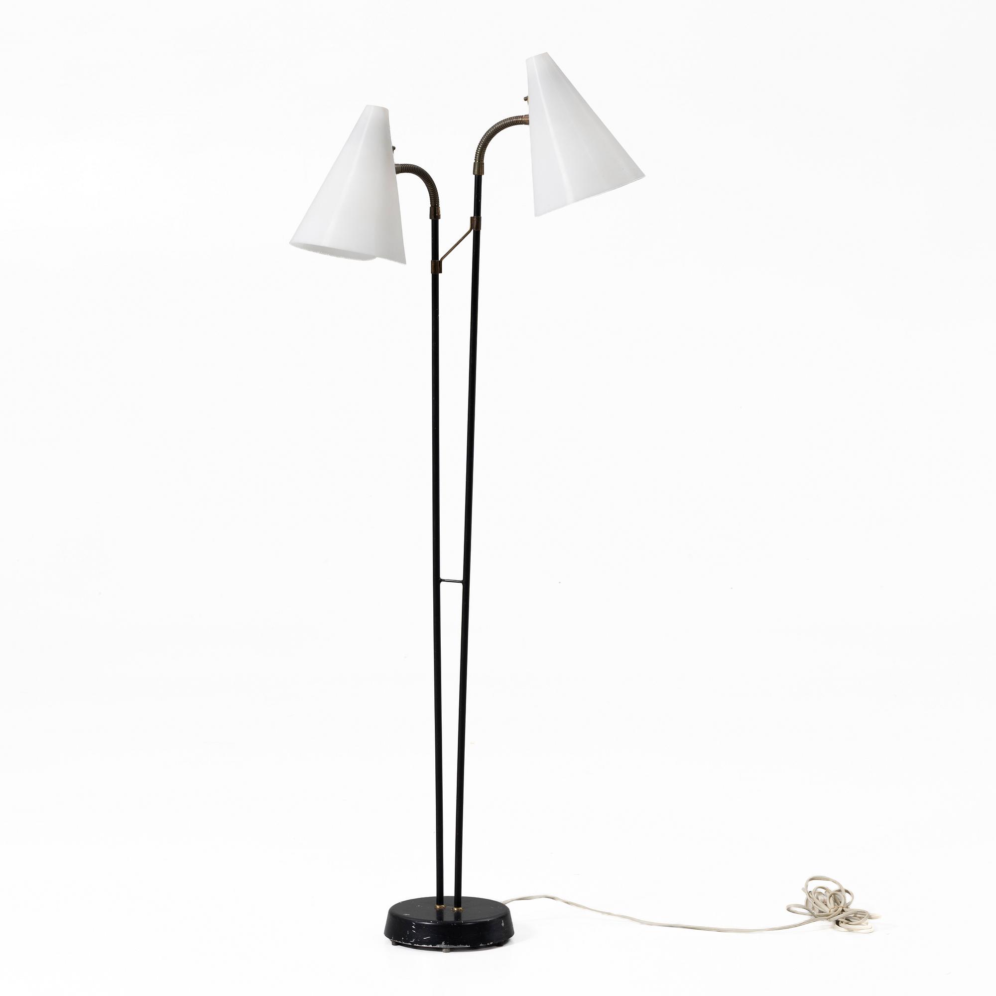 Floor lamp, mid-20th century.