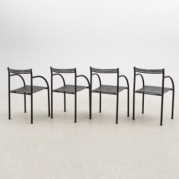 Philippe Starck, chairs, 4 pcs, "Fransesca Spanish", Baleri, Italy.
