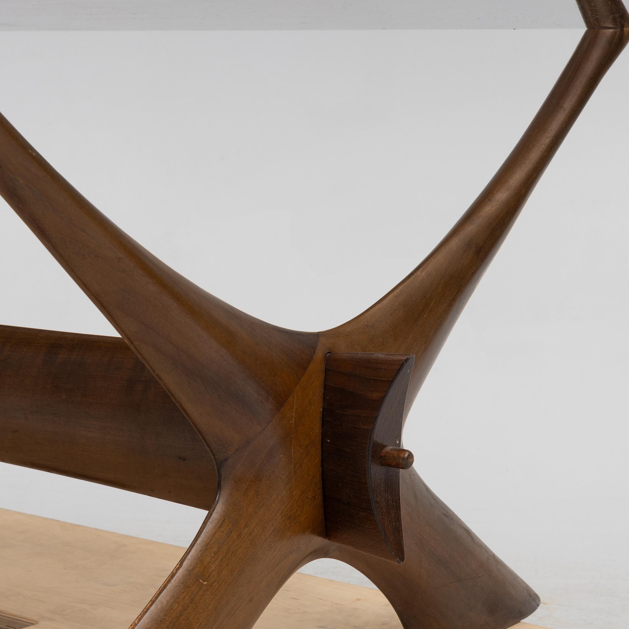 Fredrik Schriever-Abeln, a Nr 9" coffee table, Örebro Glasindustri, Sweden, 1960's.