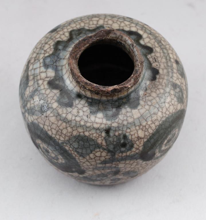 VAS, stengods, Kina, Mingdynasti Hongwu 1300-tal.