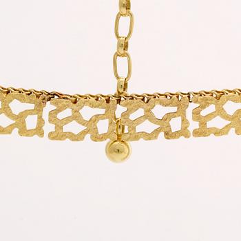 HALSBAND 14K guld, 21,9 g, ca 45 x 1 cm.