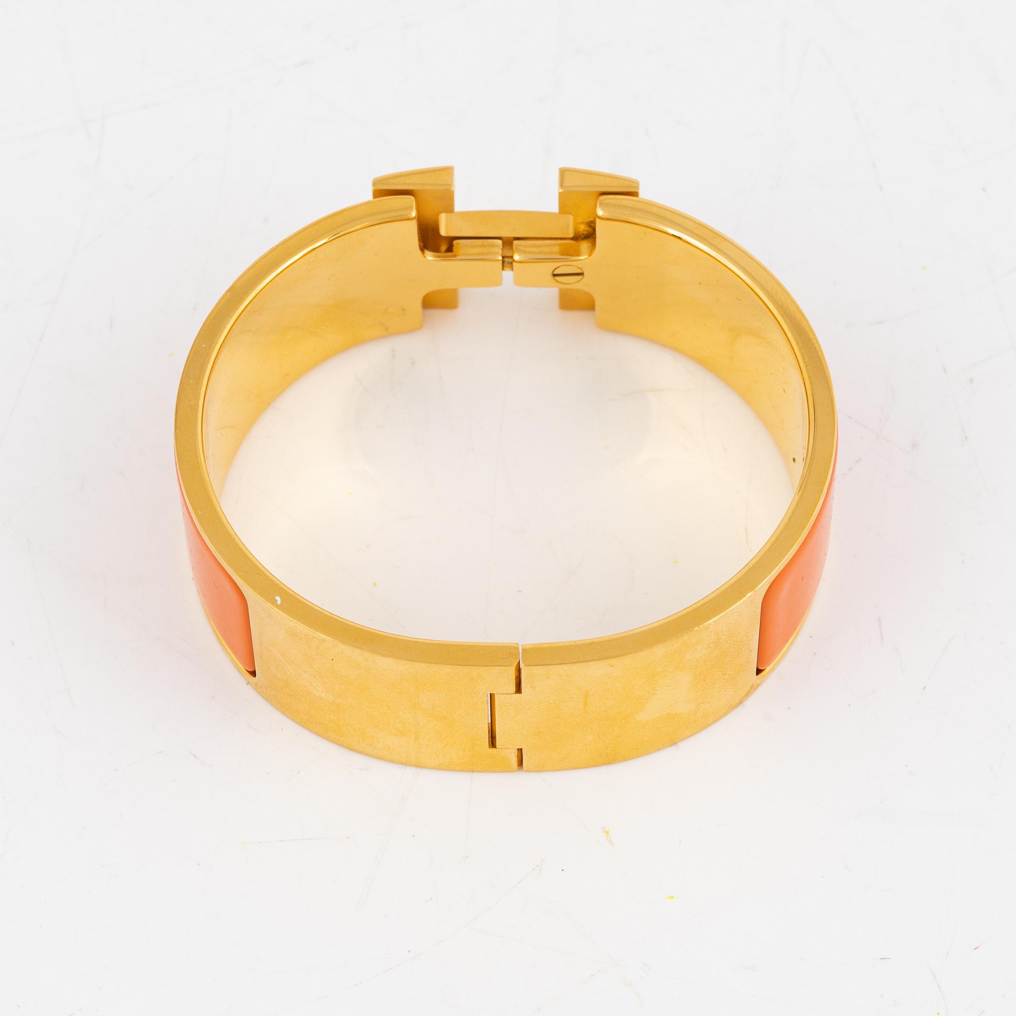 Hermès, "Clic H" PM bracelet.